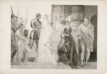 Othello, Anden Akt, Scene I, indgraveret af Thomas Ryder (1746-1810) 1803